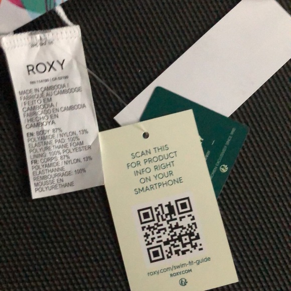 ROXY (L) swim top - Picture 2 of 9